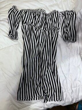 Black and White Dress